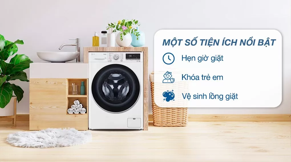 Máy Giặt LG Inverter 13 Kg FV1413S4W