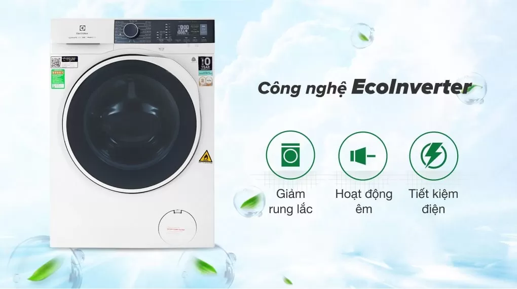 Máy Giặt Cửa Trước Electrolux Inverter 11 Kg EWF1142Q7WB