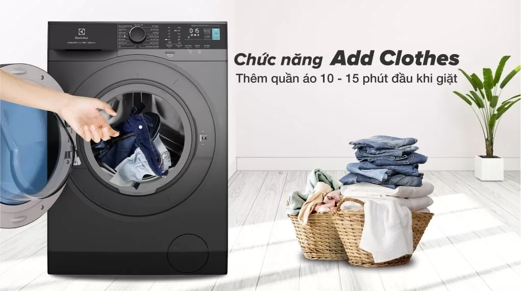 Máy Giặt Cửa Trước Electrolux Inverter 8 Kg EWF8024P5SB