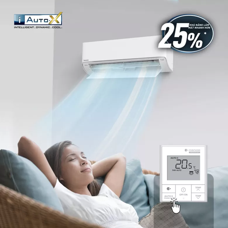 Điều Hòa Panasonic 18000BTU 1 Chiều Inverter U18XKH-8