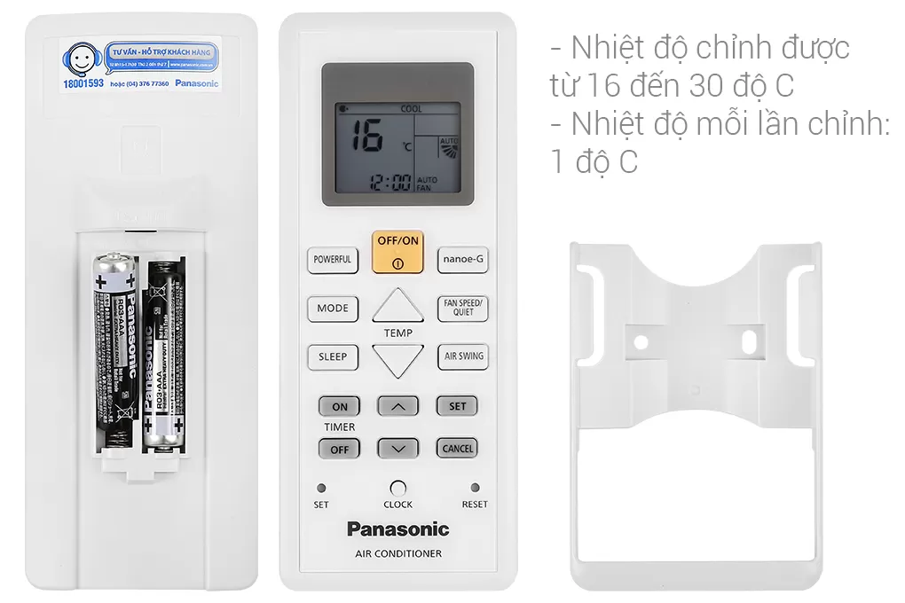 Điều Hòa Panasonic 9000BTU 1 Chiều N9WKH-8