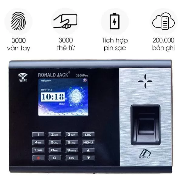 Máy chấm công 3800Pro WIFI