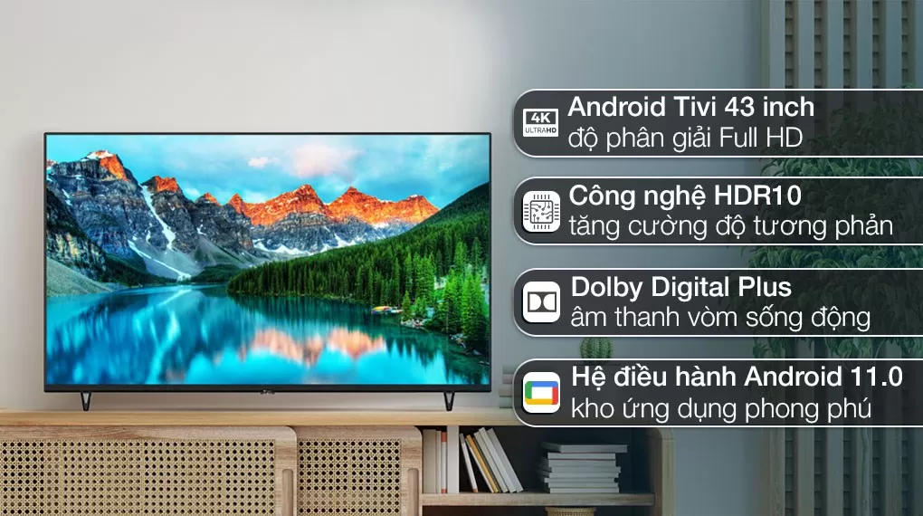 Android Tivi Casper 43 Inch 43FGA610