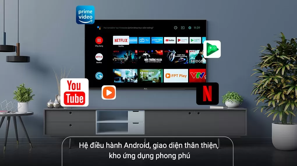 Smart Tivi QLED 4K 55 Inch Casper 55QG8000