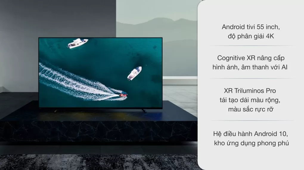 Android Tivi OLED Sony 4K 55 Inch XR-55A80J