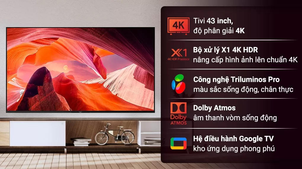 Tivi Sony 4K 43 Inch