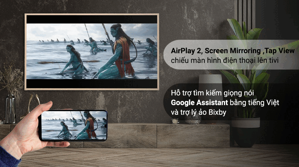 Smart Tivi Khung Tranh The Frame QLED Samsung Full HD 32 Inch QA32LS03B