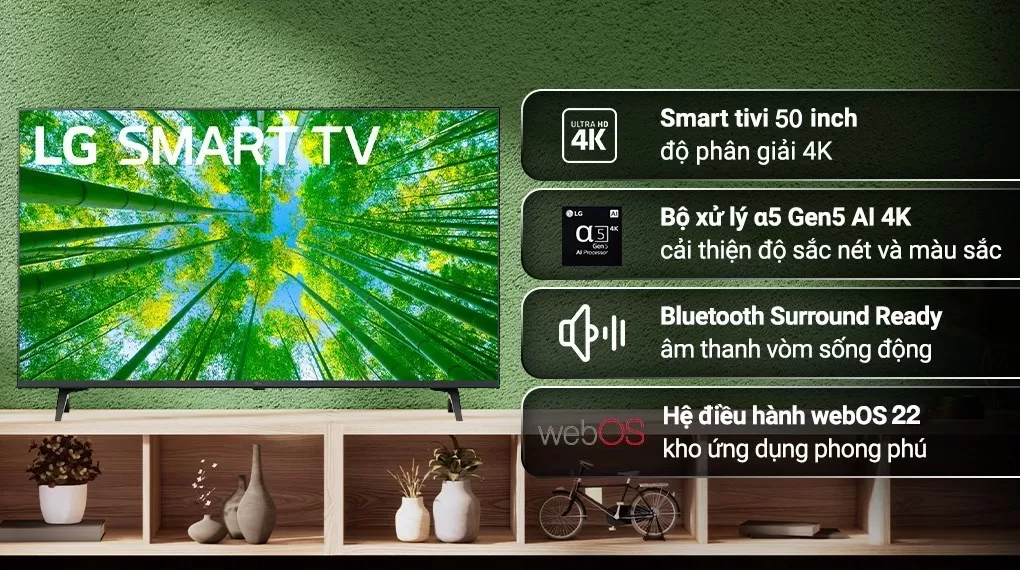 Smart Tivi LG 4K 50 Inch 50UQ7550PSF