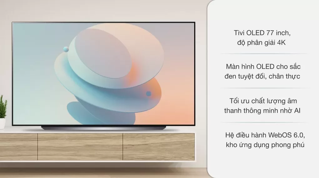 Smart Tivi OLED LG 4K 77 Inch 77C1PTB