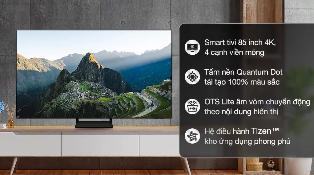 Smart Tivi QLED 4K 85 Inch Samsung QA85Q60B