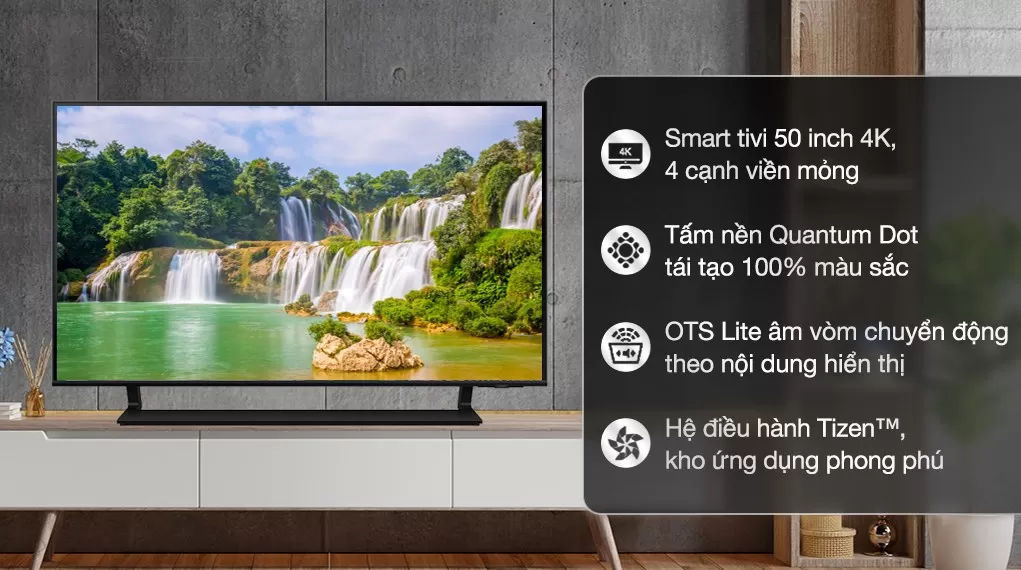 Smart Tivi QLED 4K 50 Inch Samsung QA50Q60B