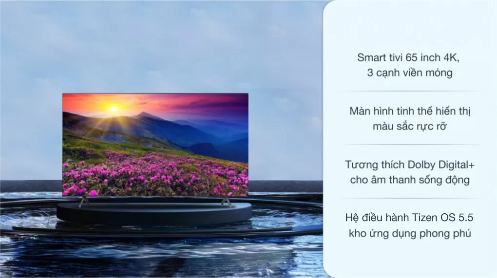 Smart Tivi Samsung 4K 65 Inch UA65AU7000