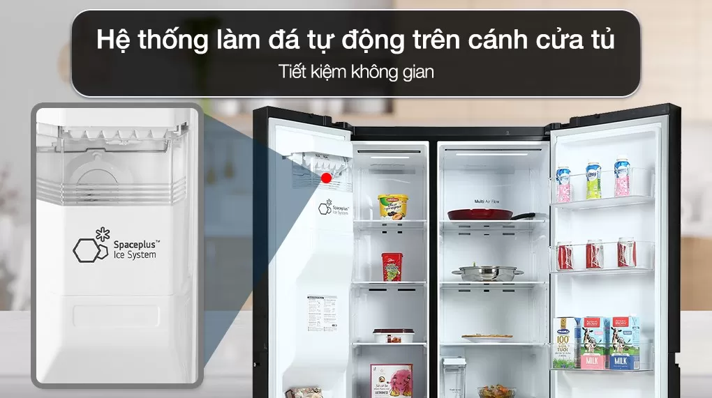 Tủ Lạnh Side By Side LG Inverter 635 Lít GR-D257WB