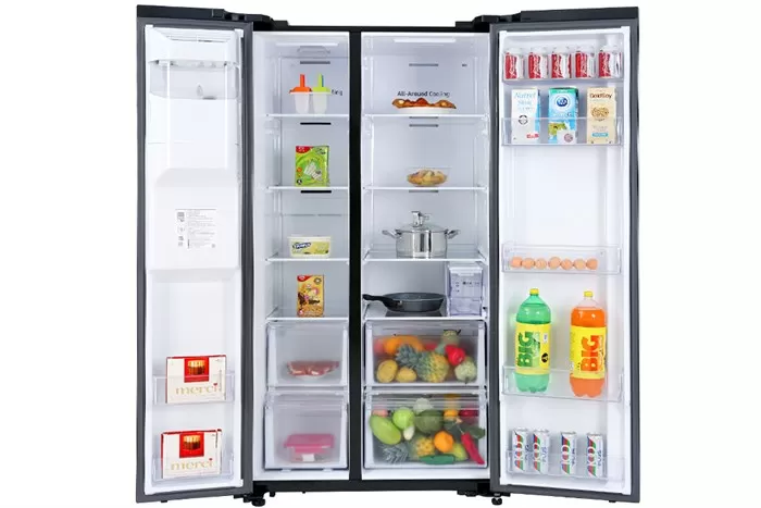 Tủ Lạnh Samsung Inverter 635 Lít Side By Side RS64R5301B4/SV